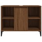 vidaXL Waschbeckenunterschrank Braun Eichen-Optik 80x33x60 cm vidaXL Waschbeckenunterschrank Braun Eichen-Optik 80x33x60 cm