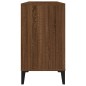 vidaXL Waschbeckenunterschrank Braun Eichen-Optik 80x33x60 cm vidaXL Waschbeckenunterschrank Braun Eichen-Optik 80x33x60 cm