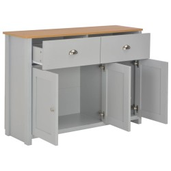 vidaXL Sideboard Grau 112x35x81 cm