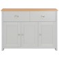vidaXL Sideboard Grau 112x35x81 cm vidaXL Sideboard Grau 112x35x81 cm