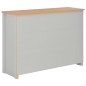 vidaXL Sideboard Grau 112x35x81 cm vidaXL Sideboard Grau 112x35x81 cm