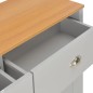 vidaXL Sideboard Grau 112x35x81 cm vidaXL Sideboard Grau 112x35x81 cm
