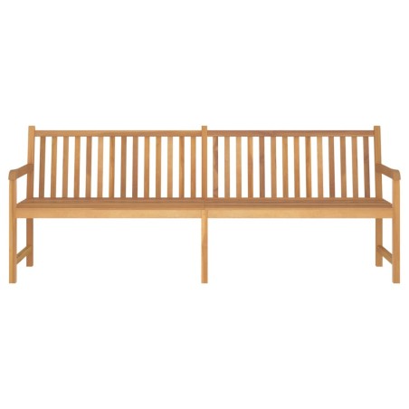 vidaXL Gartenbank 228 cm Massivholz Teak