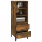 vidaXL Highboard Räuchereiche 40x36x110 cm Holzwerkstoff vidaXL Highboard Räuchereiche 40x36x110 cm Holzwerkstoff