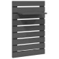 vidaXL Wand-Nachttische 2 Stk. Grau Massivholz Kiefer vidaXL Wand-Nachttische 2 Stk. Grau Massivholz Kiefer