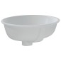 Waschbecken Weiß 37x31x17,5 cm Oval Keramik Waschbecken Weiß 37x31x17,5 cm Oval Keramik