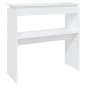 vidaXL Konsolentisch Weiß 80x30x80 cm Holzwerkstoff vidaXL Konsolentisch Weiß 80x30x80 cm Holzwerkstoff