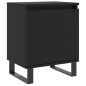 vidaXL Nachttisch Schwarz 40x30x50 cm Holzwerkstoff vidaXL Nachttisch Schwarz 40x30x50 cm Holzwerkstoff