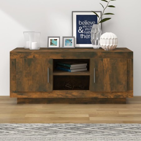 vidaXL TV-Schrank Räuchereiche 102x35x45 cm Holzwerkstoff