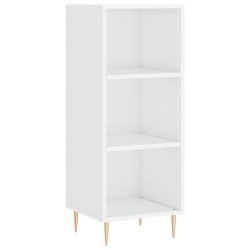 vidaXL Sideboard Hochglanz-Weiß 34,5x32,5x90 cm Holzwerkstoff