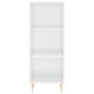 vidaXL Sideboard Hochglanz-Weiß 34,5x32,5x90 cm Holzwerkstoff vidaXL Sideboard Hochglanz-Weiß 34,5x32,5x90 cm Holzwerkstoff