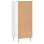 vidaXL Sideboard Hochglanz-Weiß 34,5x32,5x90 cm Holzwerkstoff vidaXL Sideboard Hochglanz-Weiß 34,5x32,5x90 cm Holzwerkstoff