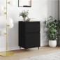 vidaXL Sideboard Schwarz 40x35x70 cm Holzwerkstoff vidaXL Sideboard Schwarz 40x35x70 cm Holzwerkstoff