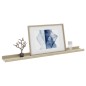 vidaXL Wandregale 2 Stk. Weiß und Sonoma-Eiche 80x9x3 cm vidaXL Wandregale 2 Stk. Weiß und Sonoma-Eiche 80x9x3 cm