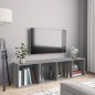 vidaXL Bücherregal/TV-Schrank Grau Sonoma 143x30x36 cm Holzwerkstoff vidaXL Bücherregal/TV-Schrank Grau Sonoma 143x30x36 cm Holzwerkstoff
