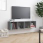 vidaXL Bücherregal/TV-Schrank Grau Sonoma 143x30x36 cm Holzwerkstoff vidaXL Bücherregal/TV-Schrank Grau Sonoma 143x30x36 cm Holzwerkstoff