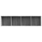 vidaXL Bücherregal/TV-Schrank Grau Sonoma 143x30x36 cm Holzwerkstoff vidaXL Bücherregal/TV-Schrank Grau Sonoma 143x30x36 cm Holzwerkstoff