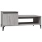 vidaXL Couchtisch Grau Sonoma 100x50x45 cm Holzwerkstoff vidaXL Couchtisch Grau Sonoma 100x50x45 cm Holzwerkstoff