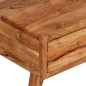 vidaXL Couchtisch Massivholz mit Schublade Geschnitzt 100 x 50 x 40 cm vidaXL Couchtisch Massivholz mit Schublade Geschnitzt 100 x 50 x 40 cm