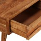vidaXL Couchtisch Massivholz mit Schublade Geschnitzt 100 x 50 x 40 cm vidaXL Couchtisch Massivholz mit Schublade Geschnitzt 100 x 50 x 40 cm