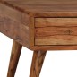 vidaXL Couchtisch Massivholz mit Schublade Geschnitzt 100 x 50 x 40 cm vidaXL Couchtisch Massivholz mit Schublade Geschnitzt 100 x 50 x 40 cm