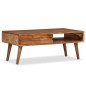 vidaXL Couchtisch Massivholz mit Schublade Geschnitzt 100 x 50 x 40 cm vidaXL Couchtisch Massivholz mit Schublade Geschnitzt 100 x 50 x 40 cm