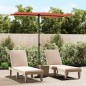 vidaXL Sonnenschirm mit Aluminium-Mast 180 x 110 cm Terracotta-Rot vidaXL Sonnenschirm mit Aluminium-Mast 180 x 110 cm Terracotta-Rot