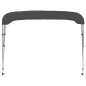 vidaXL 3-Bow Bimini Top Anthrazit 183x160x137 cm vidaXL 3-Bow Bimini Top Anthrazit 183x160x137 cm