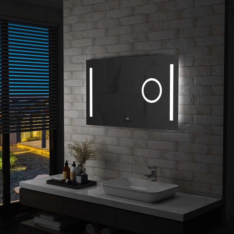 vidaXL LED-Badspiegel mit Berührungssensor 100x60 cm vidaXL LED-Badspiegel mit Berührungssensor 100x60 cm