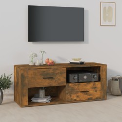 vidaXL TV-Schrank Räuchereiche 100x35x40 cm Holzwerkstoff