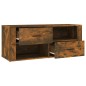vidaXL TV-Schrank Räuchereiche 100x35x40 cm Holzwerkstoff vidaXL TV-Schrank Räuchereiche 100x35x40 cm Holzwerkstoff