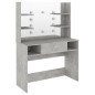 vidaXL Schminktisch mit LED-Beleuchtung 100x40x135 cm MDF Betongrau vidaXL Schminktisch mit LED-Beleuchtung 100x40x135 cm MDF Betongrau