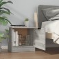 vidaXL Nachttische 2 Stk. Grau Sonoma 40x39x40 cm vidaXL Nachttische 2 Stk. Grau Sonoma 40x39x40 cm