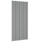 vidaXL Dachpaneele 12 Stk. Verzinkter Stahl Grau 100x45 cm vidaXL Dachpaneele 12 Stk. Verzinkter Stahl Grau 100x45 cm