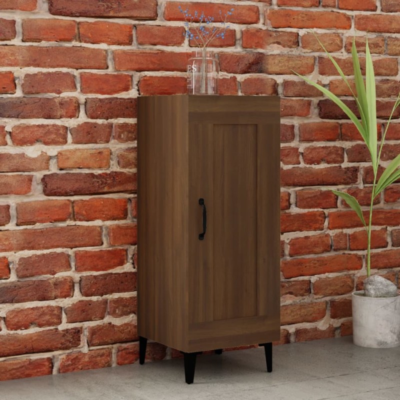 vidaXL Sideboard Braun Eichen-Optik 34,5x34x90 cm Holzwerkstoff vidaXL Sideboard Braun Eichen-Optik 34,5x34x90 cm Holzwerkstoff