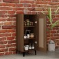 vidaXL Sideboard Braun Eichen-Optik 34,5x34x90 cm Holzwerkstoff vidaXL Sideboard Braun Eichen-Optik 34,5x34x90 cm Holzwerkstoff