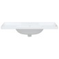 Waschbecken Weiß 100x48x23 cm Rechteckig Keramik Waschbecken Weiß 100x48x23 cm Rechteckig Keramik