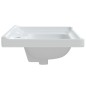 Waschbecken Weiß 100x48x23 cm Rechteckig Keramik Waschbecken Weiß 100x48x23 cm Rechteckig Keramik