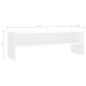 vidaXL TV-Schrank Weiß 120x40x40 cm Holzwerkstoff vidaXL TV-Schrank Weiß 120x40x40 cm Holzwerkstoff
