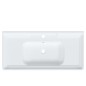 Waschbecken Weiß 100x48x23 cm Rechteckig Keramik Waschbecken Weiß 100x48x23 cm Rechteckig Keramik