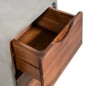 vidaXL Nachttisch Beton Akazienholz Massiv 40 x 30 x 50 cm vidaXL Nachttisch Beton Akazienholz Massiv 40 x 30 x 50 cm