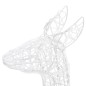 vidaXL LED-Rentier-Familie Weihnachtsdeko Acryl 300 LED Bunt vidaXL LED-Rentier-Familie Weihnachtsdeko Acryl 300 LED Bunt