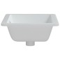 vidaXL Waschbecken Weiß 46,5x35x18 cm Rechteckig Keramik vidaXL Waschbecken Weiß 46,5x35x18 cm Rechteckig Keramik