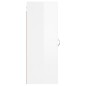 vidaXL Wandschrank Hochglanz-Weiß 34,5x34x90 cm vidaXL Wandschrank Hochglanz-Weiß 34,5x34x90 cm