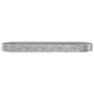 vidaXL Hochbeet Pulverbeschichteter Stahl 450x140x36 cm Silbern vidaXL Hochbeet Pulverbeschichteter Stahl 450x140x36 cm Silbern