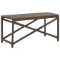 vidaXL Gartenbank 80 cm Poly Rattan Braun vidaXL Gartenbank 80 cm Poly Rattan Braun