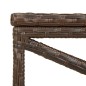 vidaXL Gartenbank 80 cm Poly Rattan Braun vidaXL Gartenbank 80 cm Poly Rattan Braun