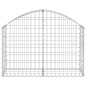 vidaXL Gabione mit Hochbogen 100x30x60/80 cm Verzinktes Eisen vidaXL Gabione mit Hochbogen 100x30x60/80 cm Verzinktes Eisen
