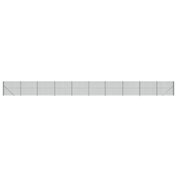 Maschendrahtzaun mit Bodenflansch Grün 1,6x25 m