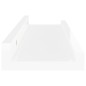 vidaXL Wandregale 4 Stk. Hochglanz-Weiß 40x9x3 cm vidaXL Wandregale 4 Stk. Hochglanz-Weiß 40x9x3 cm